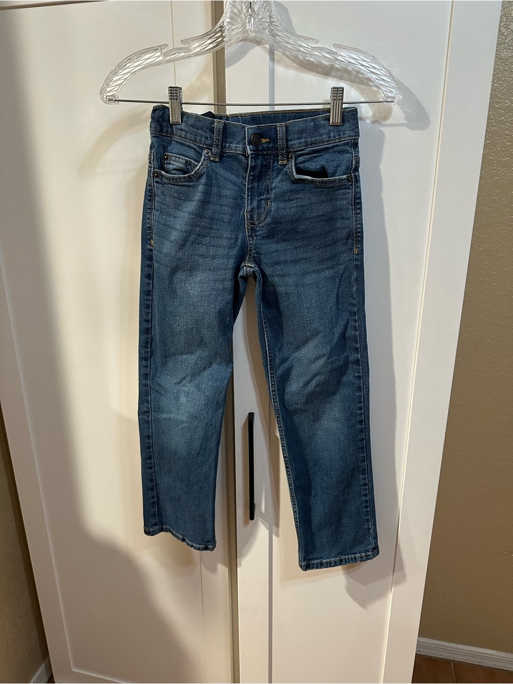 Classic Dark Boys Sz 8 Straight Fit Thereabouts Blue Jeans